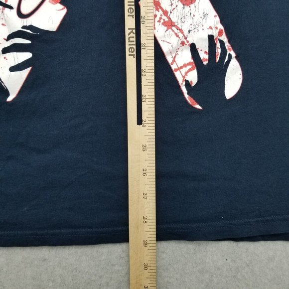 Shaun Of The Dead Shirt Mens XL Blue Short Sleeve Round Neck Cotton - Picture 9 of 10